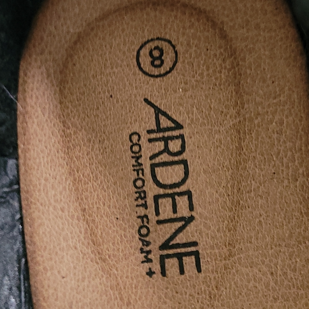 EUC Ardene Comfort Foam+ Black Sparkle Flats Size 8 - Picture 3 of 6